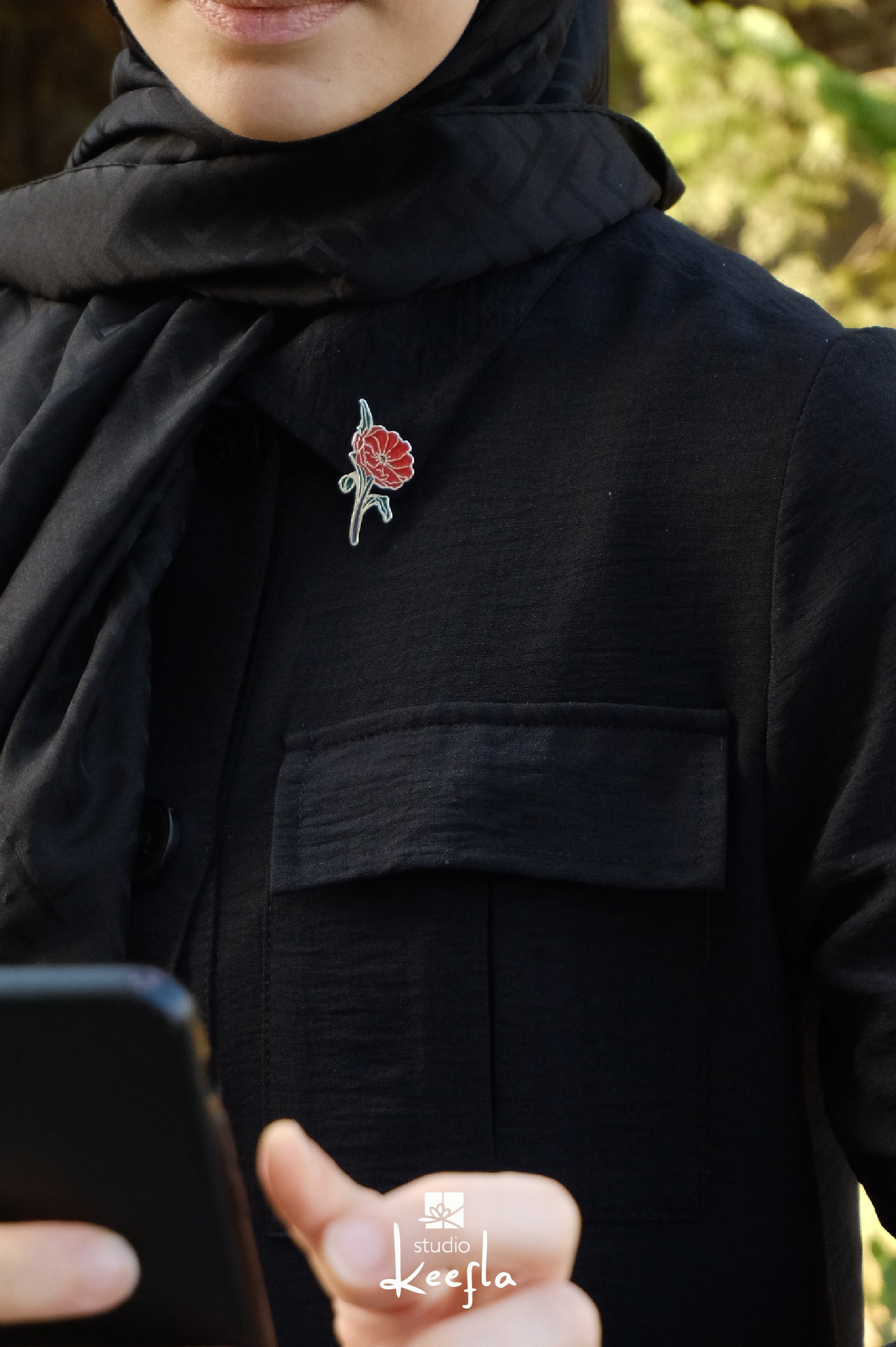Gelincik Broş